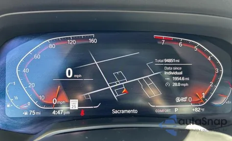 2020 BMW X7 xDrive40I z USA, uszkodzony, nr VIN 5UXCW2C09L9A00258